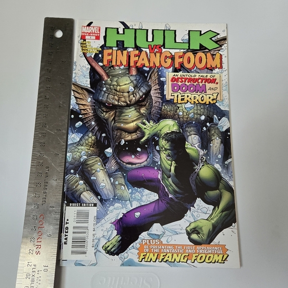 Marvel Hulk vs Fin Fang Foom Comic Book - Picture 6 of 6